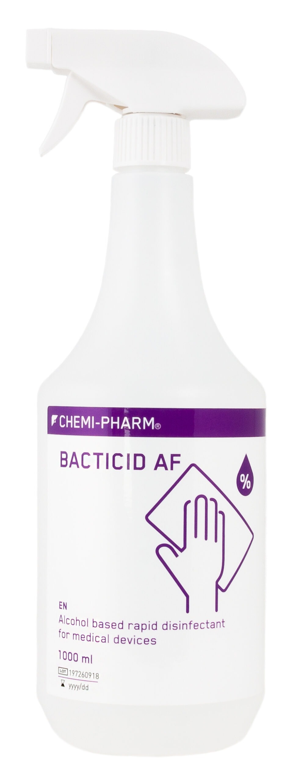 BACTICID AF kiirdesinfektant pindade 1000ML Chemi-Pharm