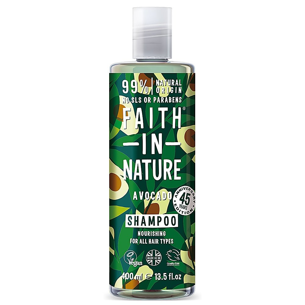 Faith in Nature juukseid toitev šampoon avokaadoõliga 400ml