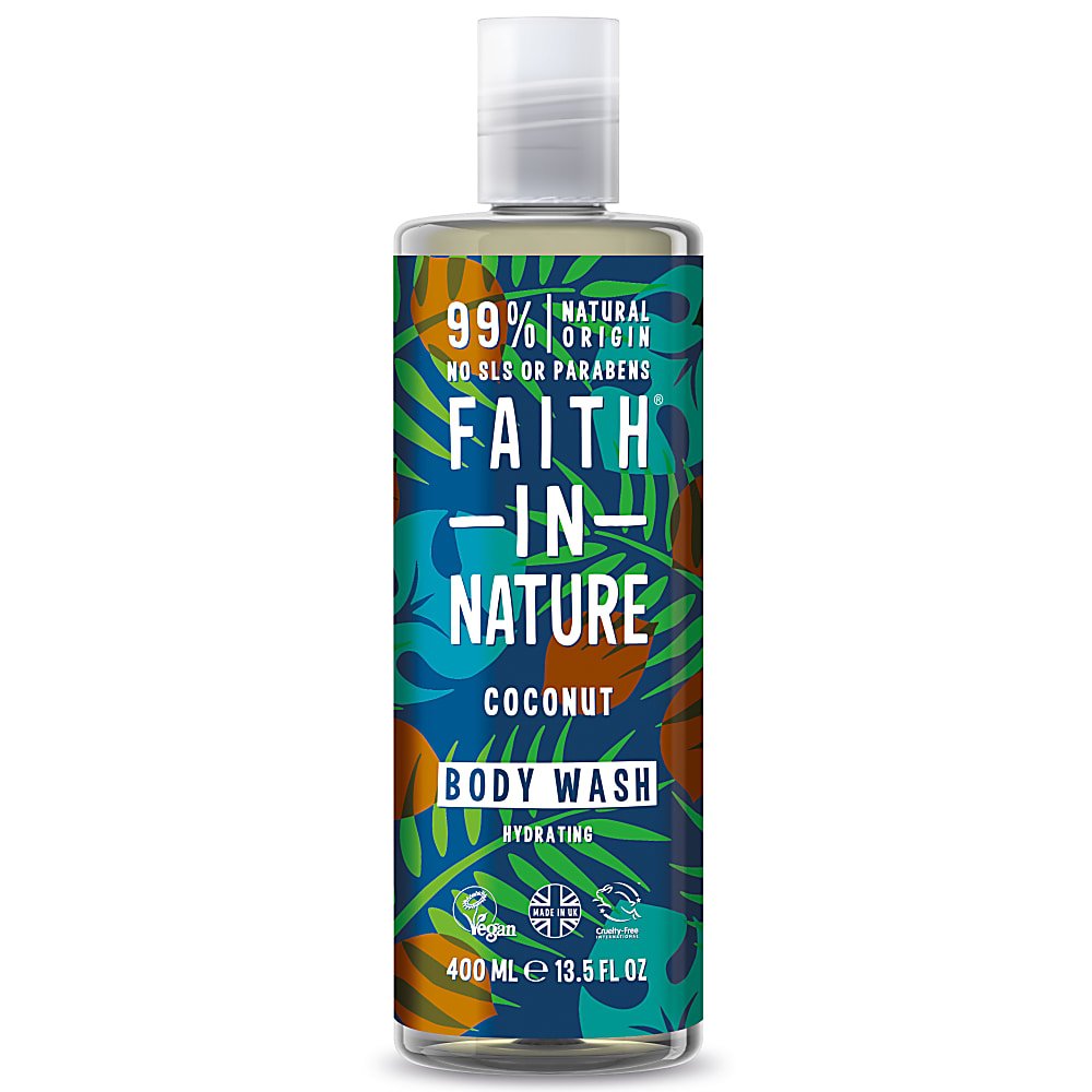 Faith in Nature niisutav dušigeel-vannivaht orgaanilise kookosõliga 400ml