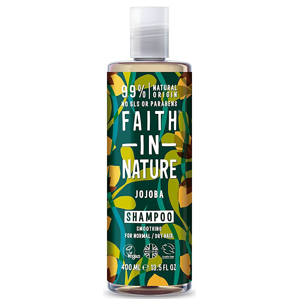Faith in Nature silendav šampoon jojobaõliga normaalsetele/kuivadele juustele 400ml