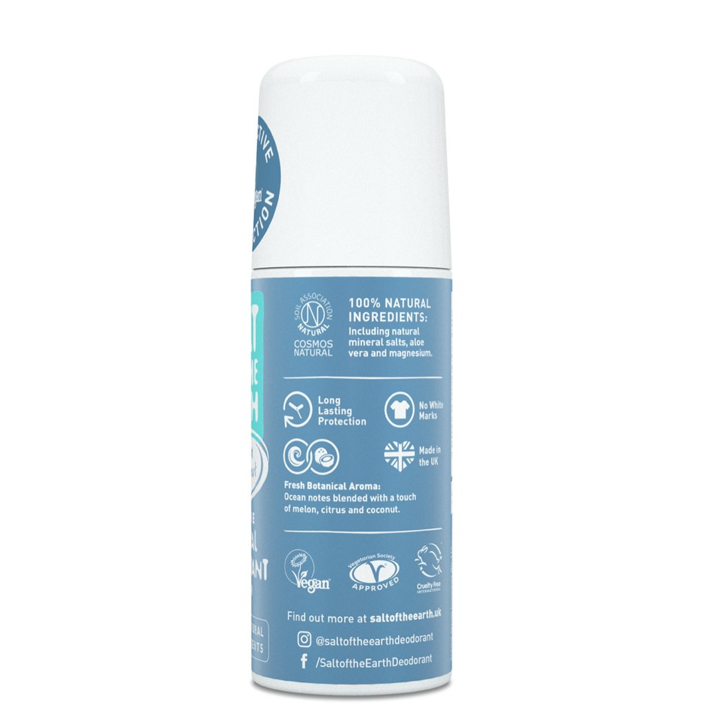 Salt of the Earth COSMOS Natural roll-on deodorant Ocean&Coconut, 75ml