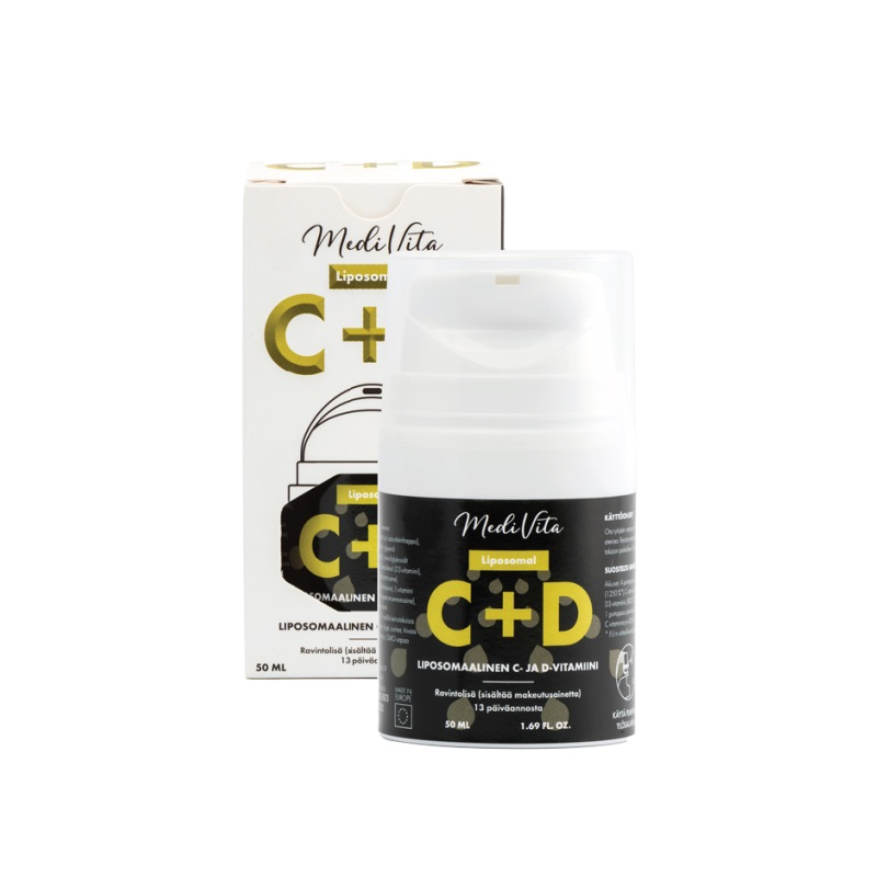 Liposoomne C+D vitamiin (geel), Medivita