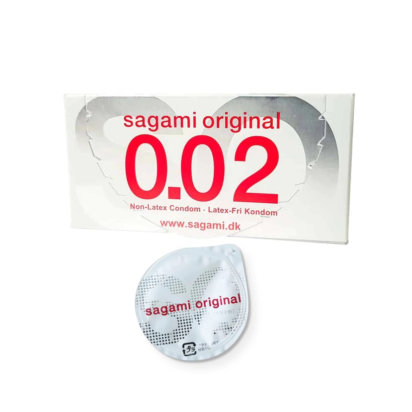 Üliõhukesed lateksivabad kondoomid Sagami 0,02mm 2tk