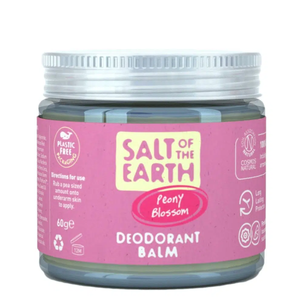 Salt of the Earth plastikuvaba looduslik kreemdeodorant Peony Blossom, 60g