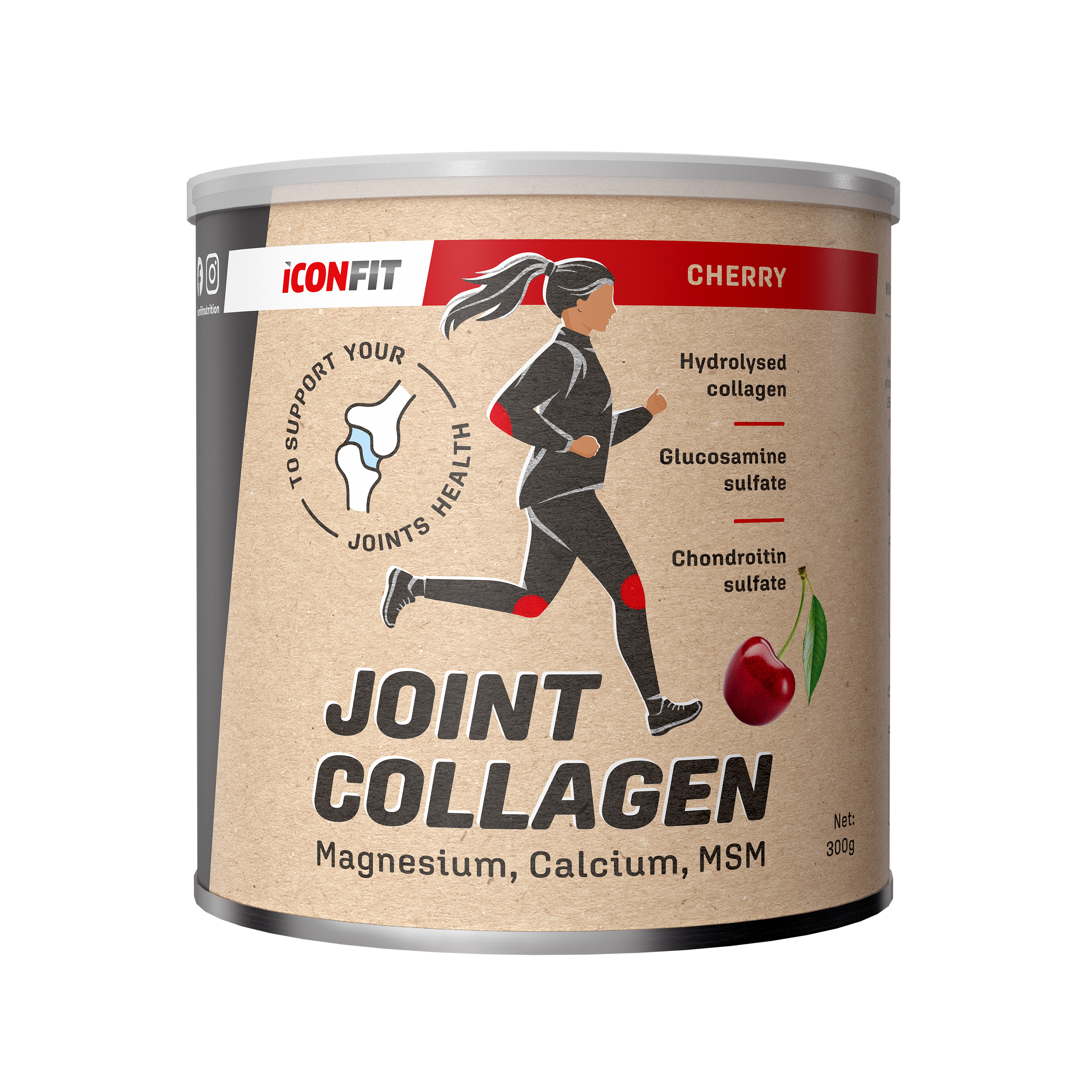ICONFIT-Joint-Collagen-Cherry-300g
