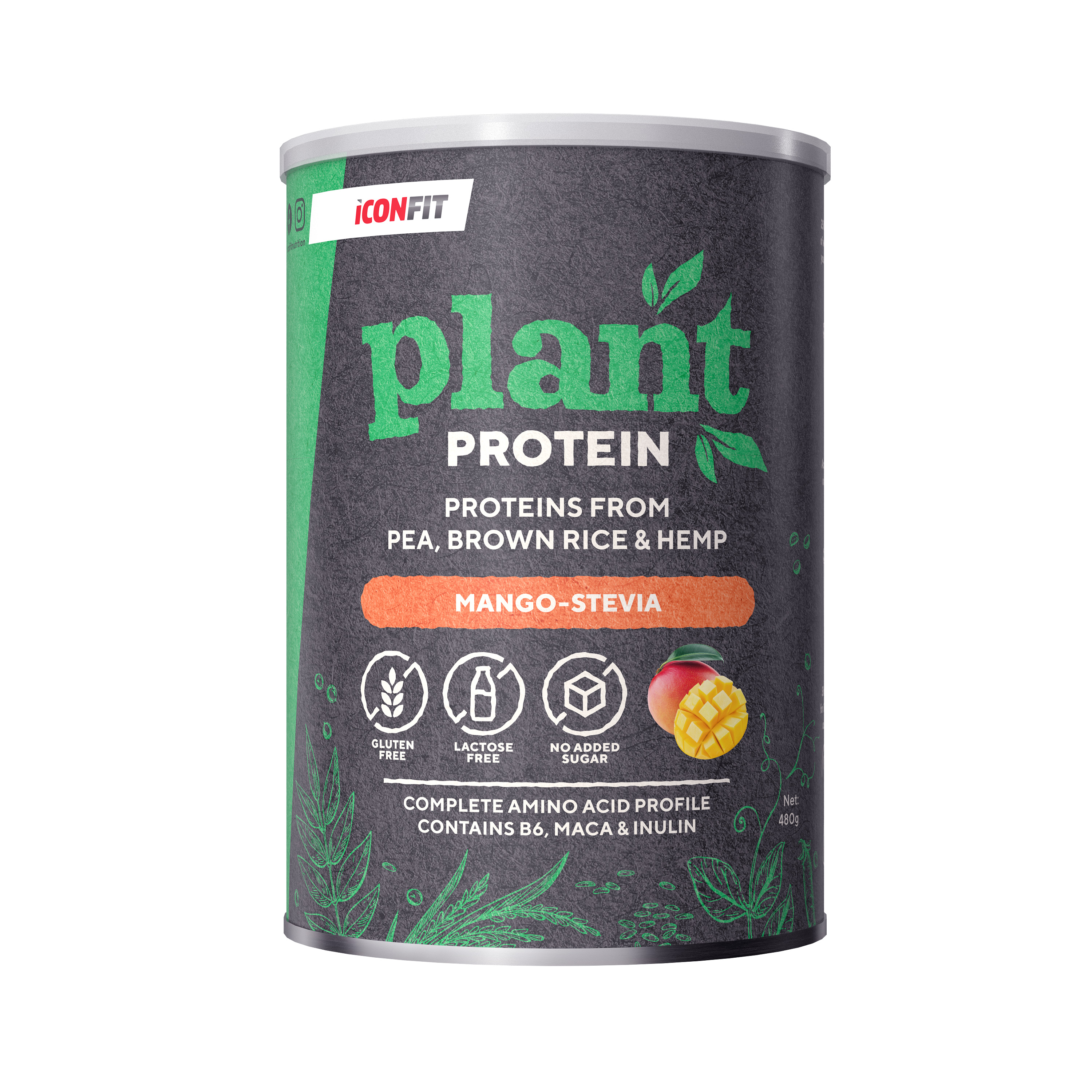ICONFIT-Plant-Protein-Mango-Stevia-480g
